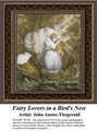 Fantasy Cross Stitch Pattern | Fairy Lovers in a Bird's Nest