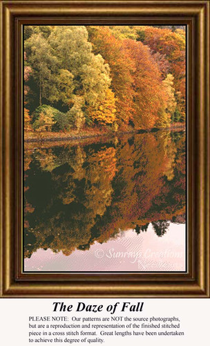 The Daze of Fall, TR-11 cross stitch pattern