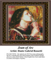 Women in Cross Stitch Patterns | Joan of Arc 