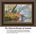 Fall Counted Cross Stitch Pattern | The Ethereal Beauty of Autumn