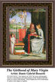  Fine Art Cross Stitch Pattern | The Girlhood of Mary Virgin