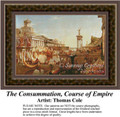 The Consummation, Course of Empire, Fine Art Counted Cross Stitch Pattern, Urban Counted Cross Stitch Pattern