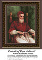 Portrait of Pope Julius II, Fine Art Counted Cross Stitch Pattern