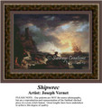 Shipwrec, Fine Art Counted Cross Stitch Pattern