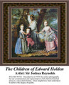 The Children of Edward Holden, Fine Art Counted Cross Stitch Pattern