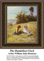 The Dandelion Clock, Fine Art Counted Cross Stitch Pattern, Children Counted Cross Stitch Pattern