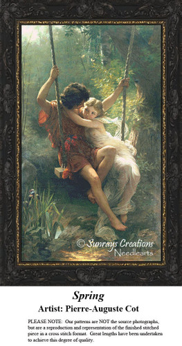 Spring, RE-420 cross stitch pattern