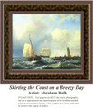 Skirting the Coast on Breezy Day, Fine Art Counted Cross Stitch Pattern, Waterscapes Counted Cross Stitch Pattern