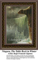 Niagara, The Table Rock in Winter, Fine Art Counted Cross Stitch Pattern, Waterscapes Counted Cross Stitch Pattern, Winter Counted Cross Stitch Pattern