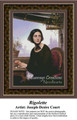 Rigolette, Fine Art Counted Cross Stitch Pattern, Women Counted Cross Stitch Pattern