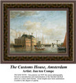 The Customs House, Amsterdam, Architecture Counted Cross Stitch Pattern, Fine Art Counted Cross Stitch Pattern