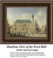 Haarlem, View of the Town Hall, Architecture Counted Cross Stitch Pattern, Fine Art Counted Cross Stitch Pattern, Urban Counted Cross Stitch Pattern