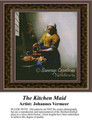 The Kitchen Maid, Fine Art Counted Cross Stitch Pattern, Women Counted Cross Stitch Pattern