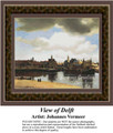 View of Delft, Fine Art Counted Cross Stitch Pattern, Alluring Landscapes Counted Cross Stitch Pattern