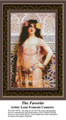 The Favorite, Fine Art Counted Cross Stitch Pattern, Women Counted Cross Stitch Pattern