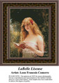 LaBelle Liseuse, Fine Art Counted Cross Stitch Pattern, Women Counted Cross Stitch Pattern