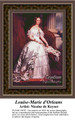 Louise-Marie d'Orleans, Fine Art Counted Cross Stitch Pattern, Women Counted Cross Stitch Pattern