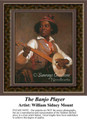 The Banjo Player, Fine Art Counted Cross Stitch Pattern, Men Counted Cross Stitch Pattern