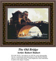 The Old Bridge, Architecture Counted Cross Stitch Pattern, Fine Art Counted Cross Stitch Pattern