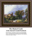 The Ruined Castle, Architecture Counted Cross Stitch Pattern, Fine Art Counted Cross Stitch Pattern