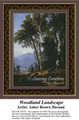 Woodland Landscape, Fine Art Counted Cross Stitch Pattern, Alluring Landscapes Counted Cross Stitch Pattern