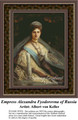 Empress Alexandra Fyodorovna of Russia, Fine Art Counted Cross Stitch Pattern