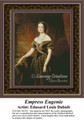 Empress Eugenie, Fine Art Counted Cross Stitch Pattern