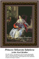 Princess Yelizaveta Saltykova, Nobility Counted Cross Stitch Pattern, Fine Art Counted Cross Stitch Pattern, Women Counted Cross Stitch Pattern