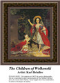 The Children of Wolkonski, Fine Art Counted Cross Stitch Pattern, Children Counted Cross Stitch Pattern