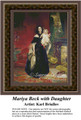 Mariya Beck with Daughter, Fine Art Counted Cross Stitch Pattern, Family Counted Cross Stitch Pattern