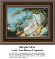 Shepherdess, Fine Art Counted Cross Stitch Pattern, Women Counted Cross Stitch Pattern