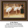 At the Barre, Ballet Counted Cross Stitch Pattern, Fine Art Counted Cross Stitch Pattern, Women Counted Cross Stitch Pattern