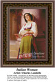 Italian Cross Stitch Patterns | Fine Art Counted Cross Stitch Pattern | Women Counted Cross Stitch Pattern