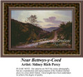 Near Bettwys-y-Coed, Fine Art Counted Cross Stitch Pattern, Alluring Landscapes Counted Cross Stitch Pattern