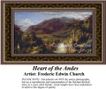 Heart of the Andes, Fine Art Counted Cross Stitch Pattern, Alluring Landscapes Counted Cross Stitch Patterns