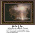 El Rio de Luz, Fine Art Counted Cross Stitch Pattern, Alluring Landscapes Counted Cross Stitch Pattern