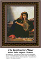 The Tambourine Player, Fine Art Counted Cross Stitch Pattern, Women Counted Cross Stitch Pattern