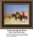 Arabs Crossing the Desert, Fine Art Counted Cross Stitch Pattern