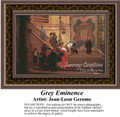 Grey Eminence, Fine Art Counted Cross Stitch Pattern, Social Counted Cross Stitch Patterns