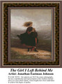 The Girl I Left Behind Me, Fine Art Counted Cross Stitch Pattern, Children Counted Cross Stitch Pattern