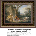 Charmes de la vie champetre, Fine Art Counted Cross Stitch Pattern