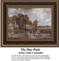 The Hay Wain, Fine Art Counted Cross Stitch Pattern, Alluring Landscapes Counted Cross Stitch Pattern