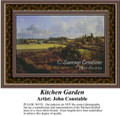 Kitchen Garden, Fine Art Counted Cross Stitch Pattern, Alluring Landscapes Counted Cross Stitch Pattern