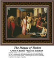 The Plague of Thebes, Fine Art Counted Cross Stitch Pattern, Social Counted Cross Stitch Pattern