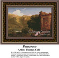 Penseroso, Fine Art Counted Cross Stitch Pattern