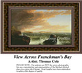 View Across Frenchman's Bay, Waterscapes Counted Cross Stitch Pattern, Fine Art Counted Cross Stitch Pattern