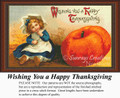 Thanksgiving Cross Stitch | Wishing You a Happy Thanksgiving