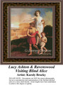 Lucy Ashton & Ravenswood Visiting Blind Alice, Fine Art Counted Cross Stitch Pattern, Social Counted Cross Stitch Pattern