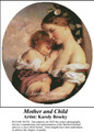 Mother and Child, Fine Art Counted Cross Stitch Pattern, Family Counted Cross Stitch Pattern