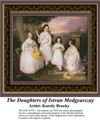 The Daughters of Istvan Medgyasszay, Fine Art Counted Cross Stitch Pattern, Family Counted Cross Stitch Pattern